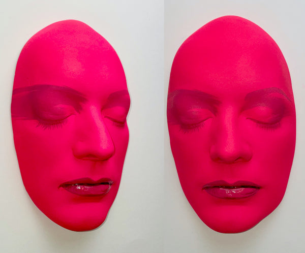 69. Repaired mask 'Boy George Day-Glo Drama'