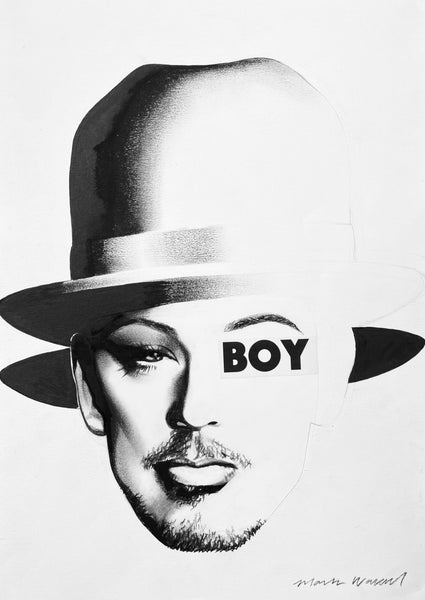 24. 'Boy George' unused logo design visual (ORIGINAL)